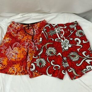 Bundle 2 Quiksilver Board Shorts Size XSMALL